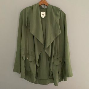 Size Small BillaBong Olive Green Coat